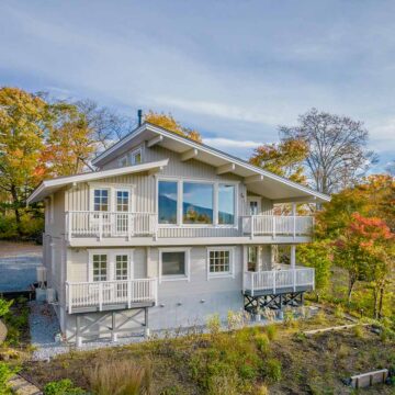 感動する家 北欧ログハウスの外観 軽井沢