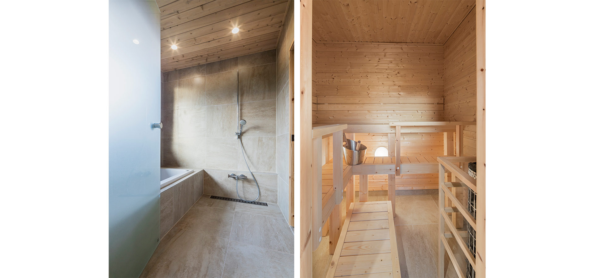 バスルームとサウナ